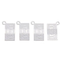 Embossed Banknote Metal Charms in Eight Finish Options view 6