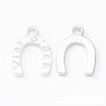 Vintage Good Luck Horseshoe Metal Charms in Five Finishes view 6