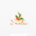 Gold-Tone Enamel Christmas Charm Collection in 18 Designs view 11