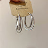 Small Silver Hoops