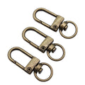 Swivel Snap Hooks with Round Rings in Six Metal Finishes view 3