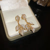 Gold Crystal Leaves