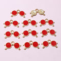 Round Sunglasses Enamel Alloy Charms in Seven Colors view 12
