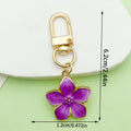 Blossom and Flower Charm Keychains in 17 Pictured Variations for Bags and Keys view 9