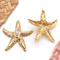Gold-Tone Seashell and Starfish Shell Charms with 3 Listed Options view 7