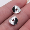 10x10mm 0.5g Multi Color Zinc Alloy Irregular Flat Spacer Beads for DIY Bracelet Jewelry Making