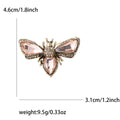 Crystal Bee Brooch Faceted Wings Body Six Color Styles view 7