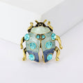 Enamel Ladybug Brooch with Crystal Spots in Two Colors view 4