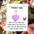 Pocket Hug Enamel Heart and Tulip Clip Charm on Message Card view 10