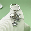 Soccer, Basketball and Football Charm Keychains in 30 Pictured Variations view 2
