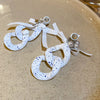White Earrings