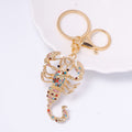 Rhinestone Scorpion Keychain Gold Tone Insect Charm Styles view 8