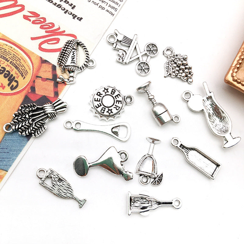 Antique Zinc Alloy Charm Pendants Style 2818