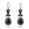 Black Leaf Teardrop