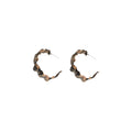 Leopard And Tortoiseshell Resin Hoop Earrings In Eleven Shapes view 5