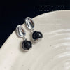 Silver Black Drop