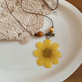 Botanical Cord Pendant Necklaces in Six Floral Designs view 10
