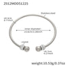 Z012 Silver Bangle