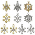 Metallic Snowflake Metal Charms with 9 Listed Options view 6