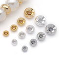 Metal Wheel Spacer Beads in Four Sizes and Three Finishes view 1