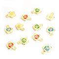 Enamel-Look Gold Star Alloy Charms in 3 Styles for Jewelry Crafts view 5