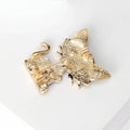 Enamel Cat Brooch Green Crystal Eyes Gold Trim Black White view 3