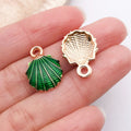 Green Acrylic Four Leaf Clover Mushroom Avocado Cat Paw Charm Pendant for DIY Jewelry