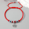 Red Braided Cord Evil Eye Animal and Symbol Charm Bracelets view 12