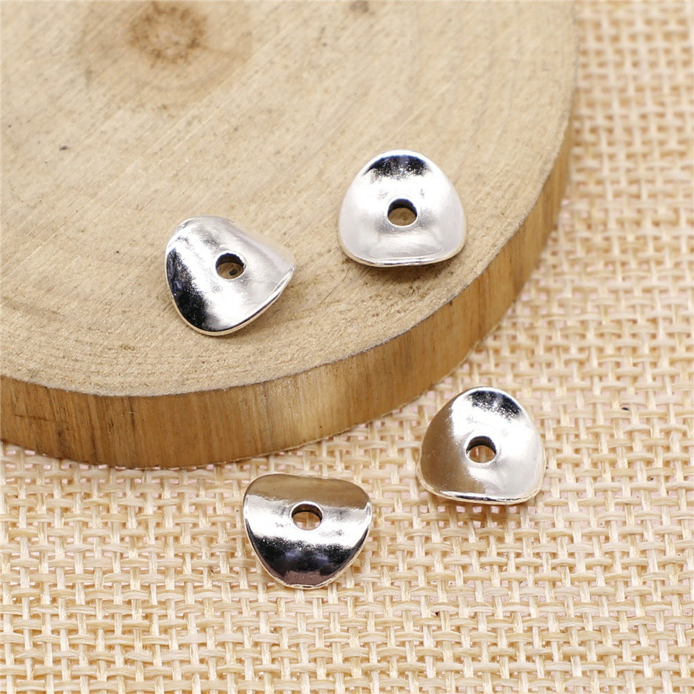 10x10mm 0.5g Multi Color Zinc Alloy Irregular Flat Spacer Beads for DIY Bracelet Jewelry Making