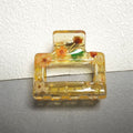 Transparent Resin Pressed Flower and Butterfly Mini Hair Claw Clips view 7