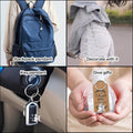 Kneeling Angel Metal Keychain, Organza Bag And Thank You Tag Set view 3