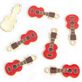 Enamel-Look Gold Silver Guitar Alloy Charms in 14 Styles view 8