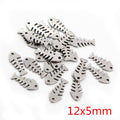 Mixed Mini Stainless Steel Symbol Charms in Silver Tone view 4