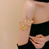 Gold Floral Armlet