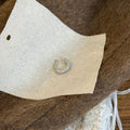 Layered Pearl and Crystal C-Shaped Statement Ear Cuffs view 4