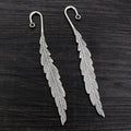 Long Curved Feather Pendants In 2 Styles For Jewelry Making view 2