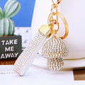 Full Crystal Mushroom Keychains in Fourteen Colors plus Assorted Option view 9
