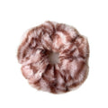 Faux Fur Mottled Scrunchie Hair Ties Five Color Options view 5
