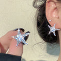 Starfish Stud and Drop Earrings in Five Designs with Polished Metal Accents view 1