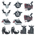 Metallic Pumpkin and Bat Metal Charms with 7 Listed Options view 1