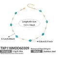 Gold Chain Colorful Stone Chip Necklaces And Bracelets view 11