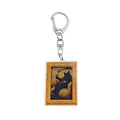 Framed Black Cat Acrylic Keychain With Lobster Clasp, Two Options view 5