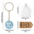 Mirror Disco Ball Keychain Reflective Sphere Ten Colors view 4