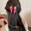 Fruit Duckbill Hair Clips Nine Styles Peach Strawberry Avocado view 3