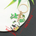 Seven Panda Rice Dumpling Bamboo and Koi Keychains view 6