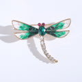 Enamel Dragonfly Brooch In 2 Styles With Enamel And Crystal Details view 7