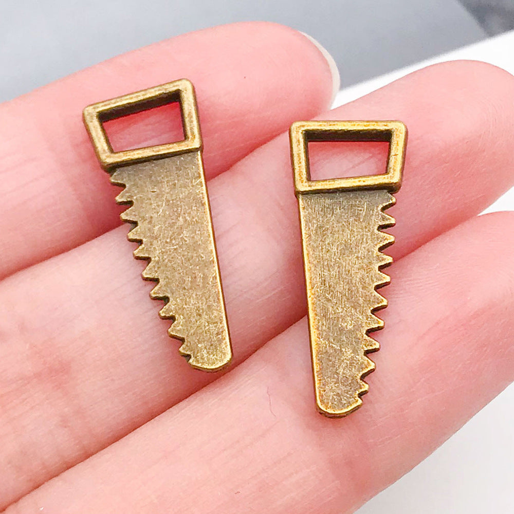 Antique Bronze Zinc Alloy Shovel Axe Wrench Tool Charm Pendant for DIY Jewelry Making