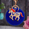Blue-Horse Royal-Blue-Pompom
