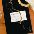 Tiger Eye Style Pendant Necklace With Silver Tone Chain view 4