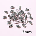 Stainless Steel Fold Over Crimp Ends in Seven Shapes view 9